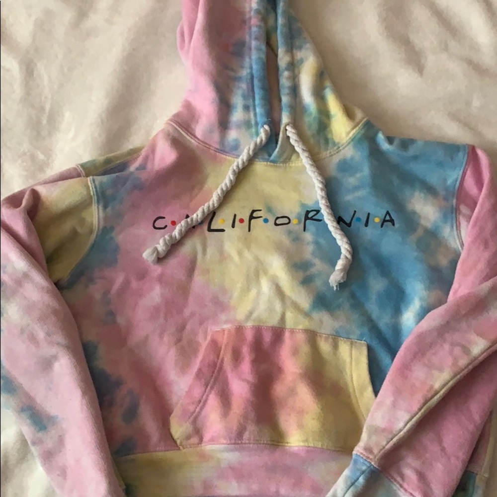 “California” cropped sweater/hoodie